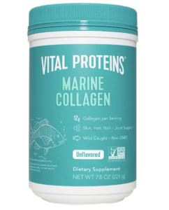 Vital Proteins Marine Collagen Peptides Powder Supplement for Skin Hair Nail Joint